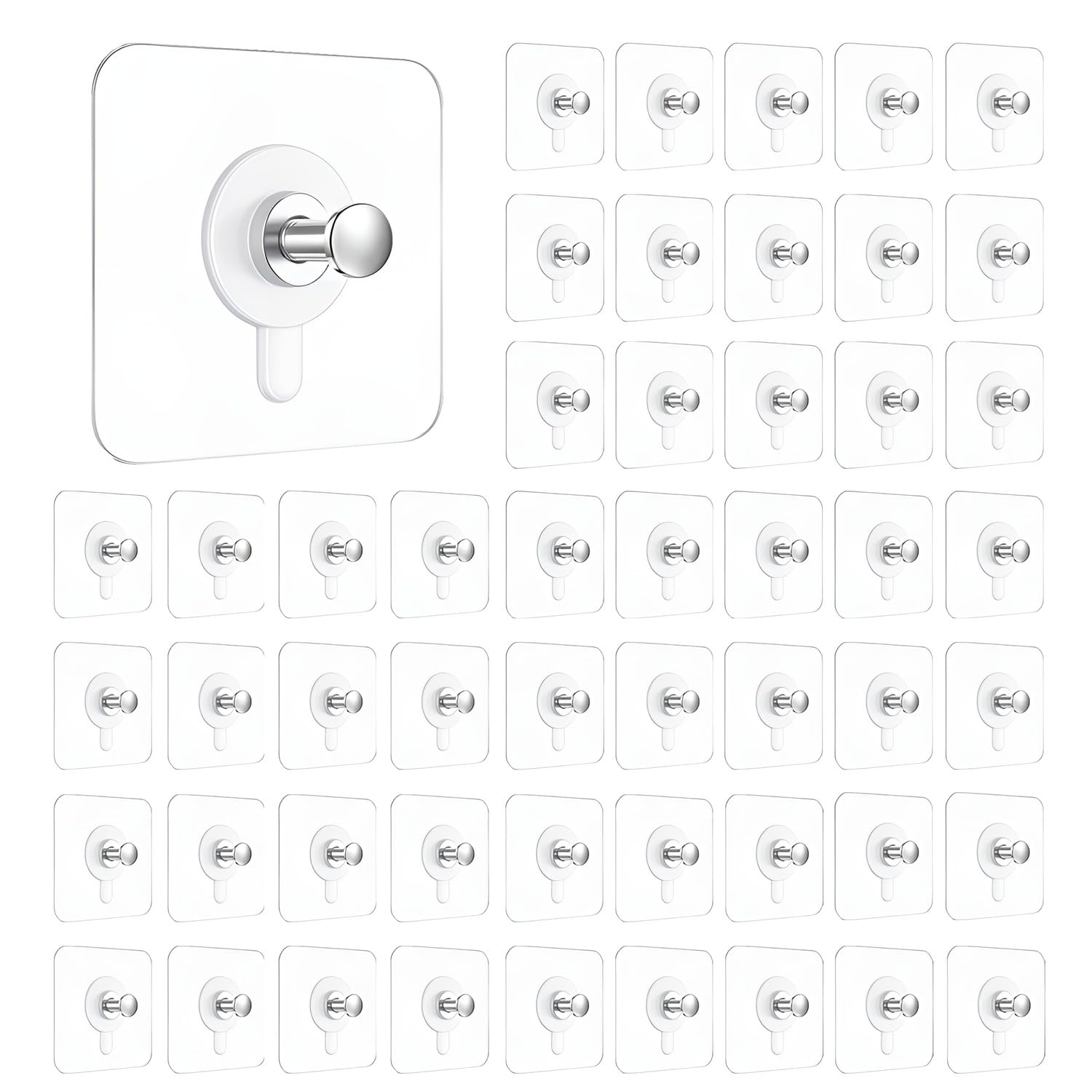 Adhesive Hooks for Hanging, Heavy Duty Wall Door Hooks.
