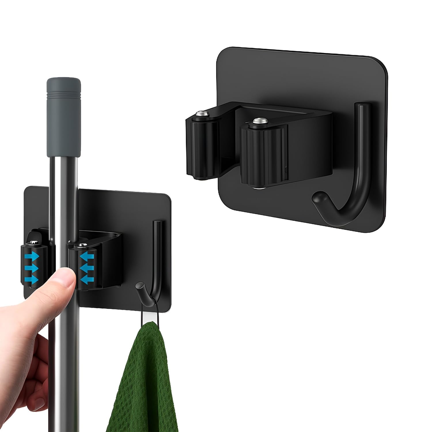 Broom Holder with Hook