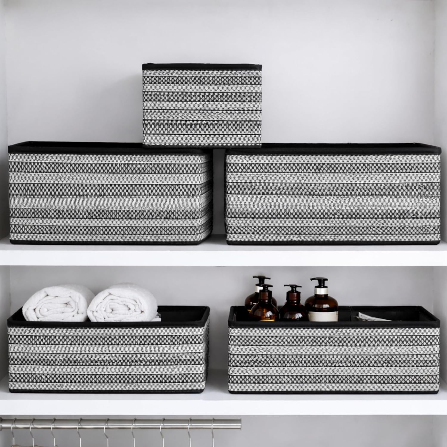 6 Pcs Foldable Closet Organizers