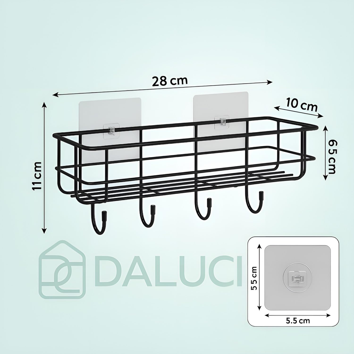 Self Adhesive Bathroom Shelf