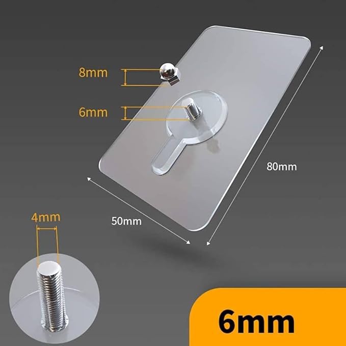 Adhesive Hooks for Hanging, Heavy Duty Wall Door Hooks.