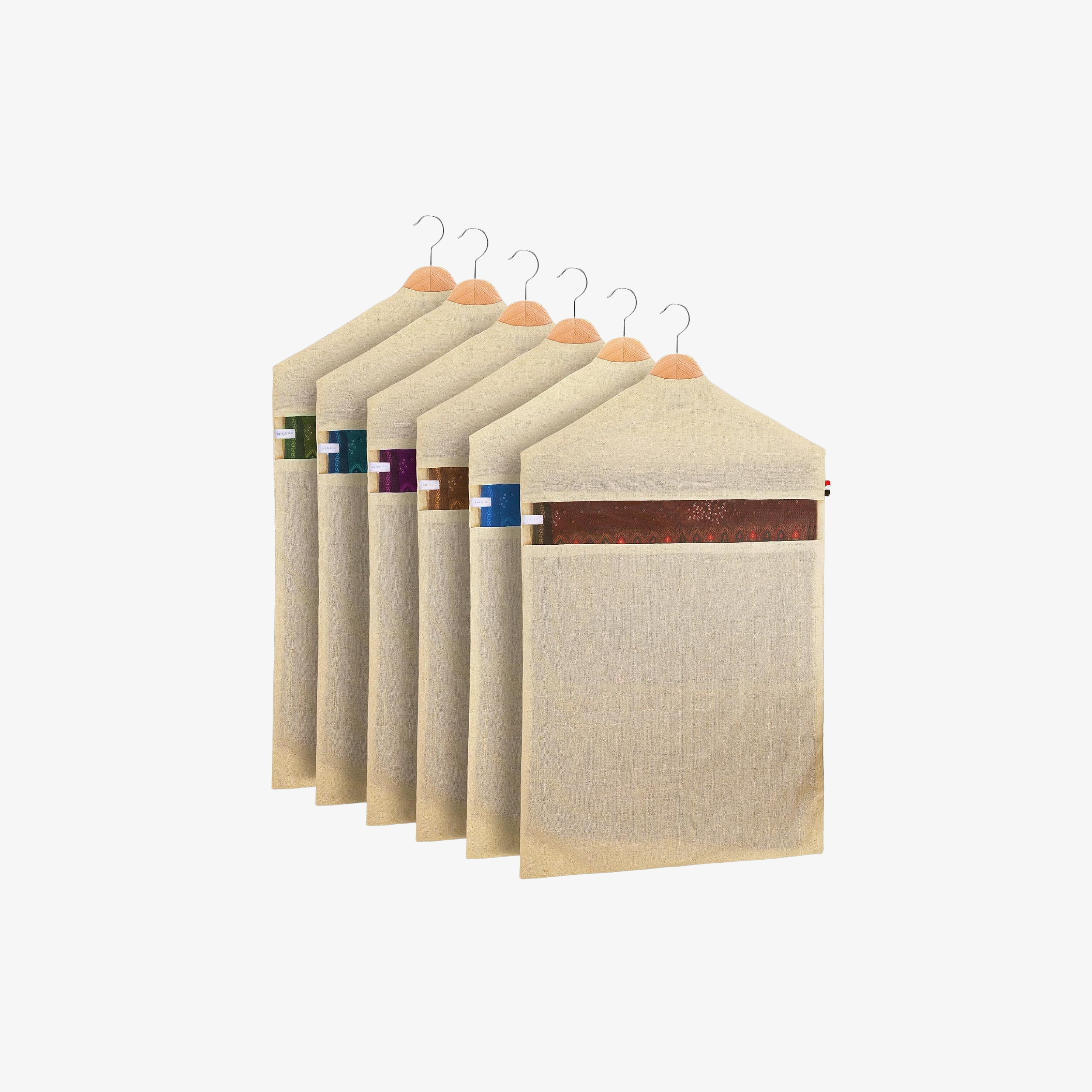 Hanging Cotton Saree Covers without Pocket