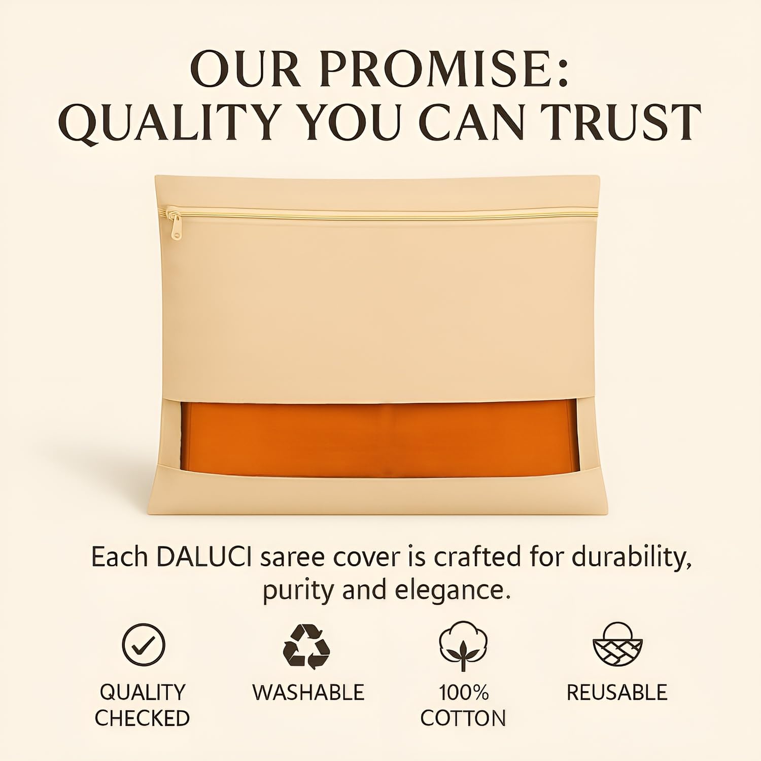 Cotton Saree Cover (Single)