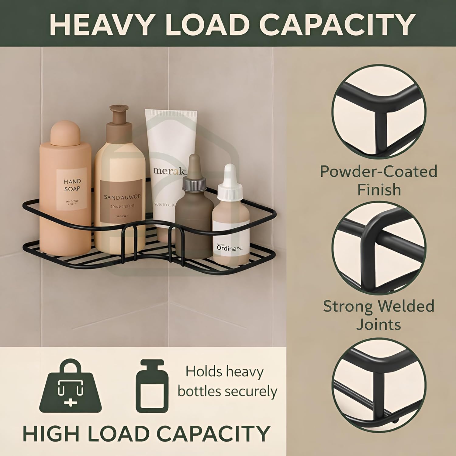 Self-Adhesive Bathroom Organizer