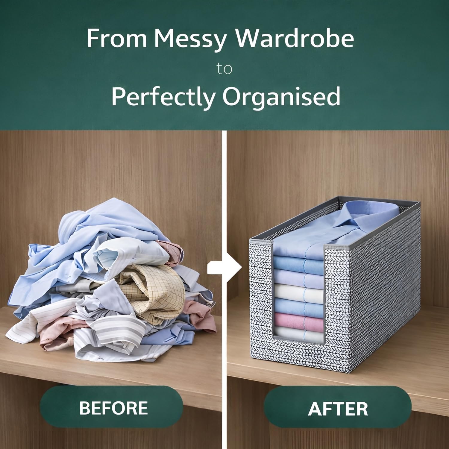 Non-Woven Shirt Stacker,Heavy Duty & Premium Quality