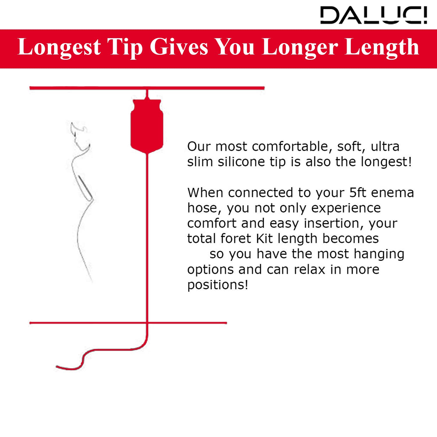 PVC Enema Kit for Home Use- Pink