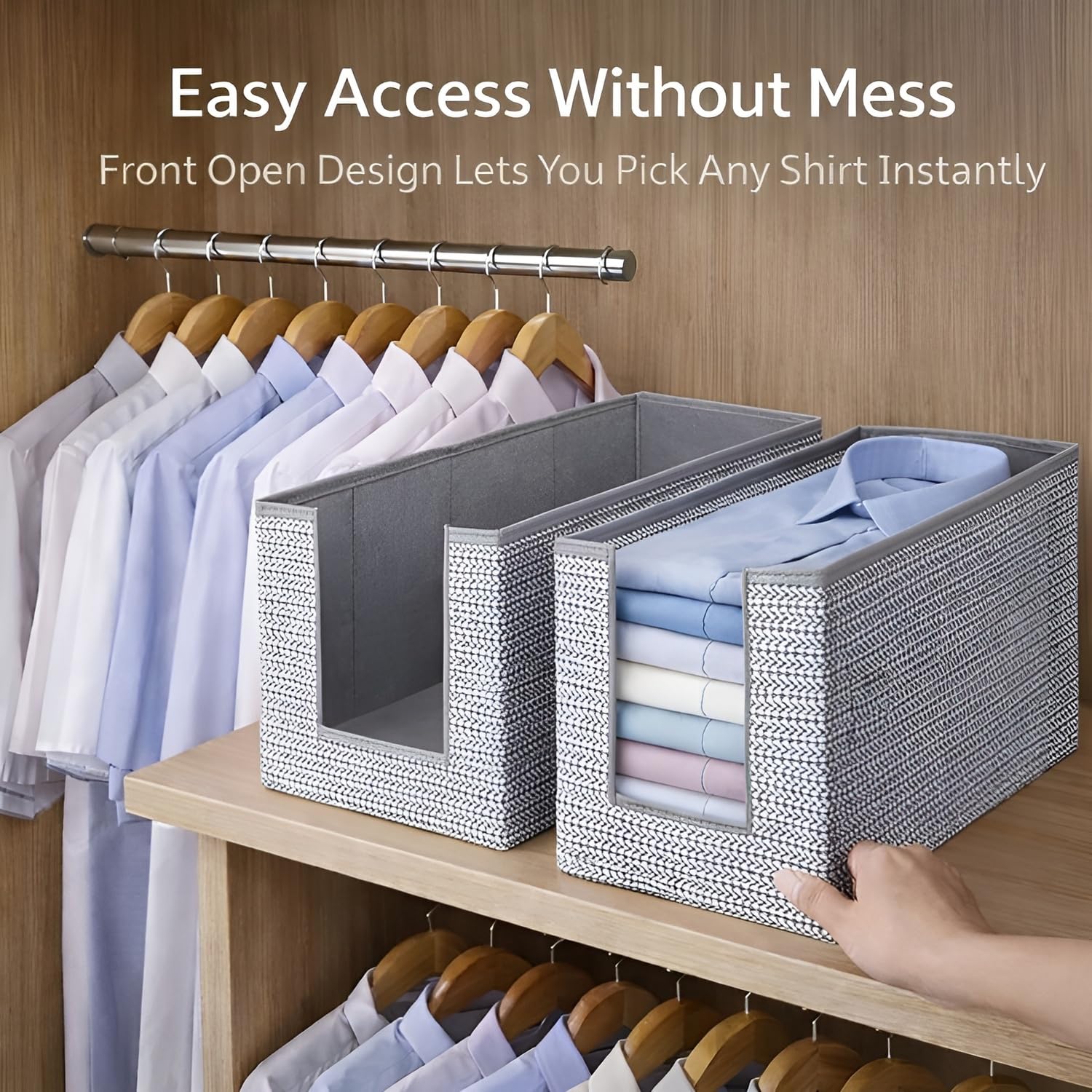 Non-Woven Shirt Stacker,Heavy Duty & Premium Quality