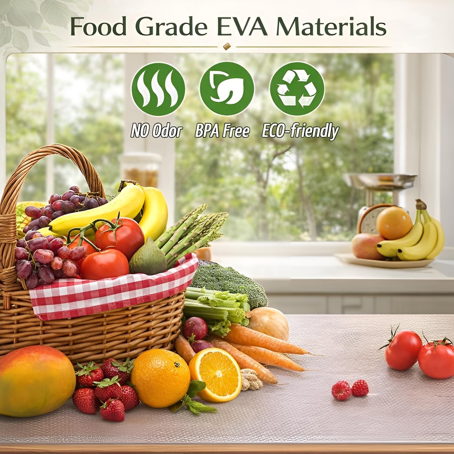 Anti Slip Fridge Mat & Shelf Liner Roll