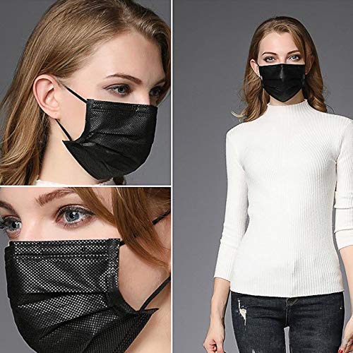 3Ply Surgical Face Mask-Black