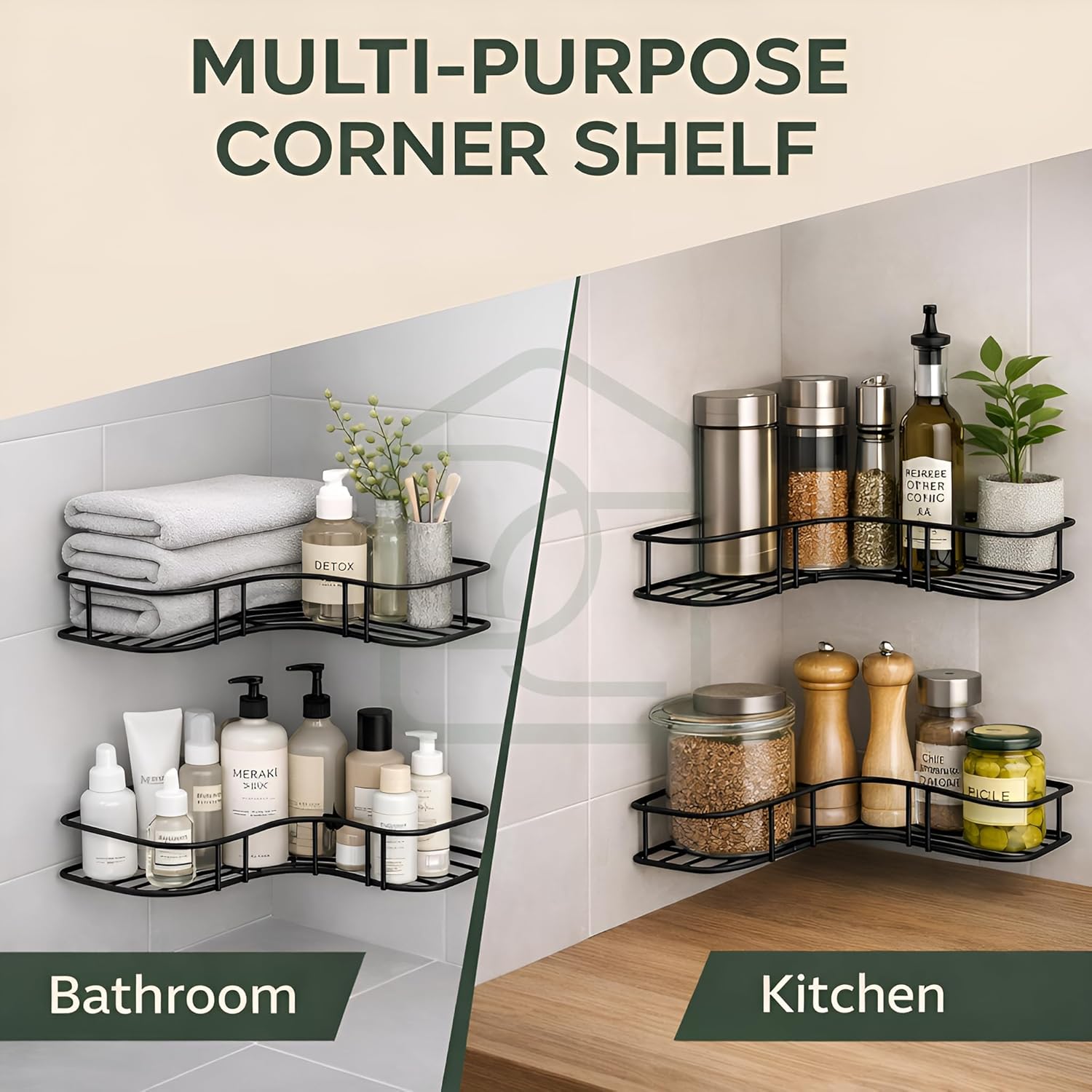 Self-Adhesive Bathroom Organizer