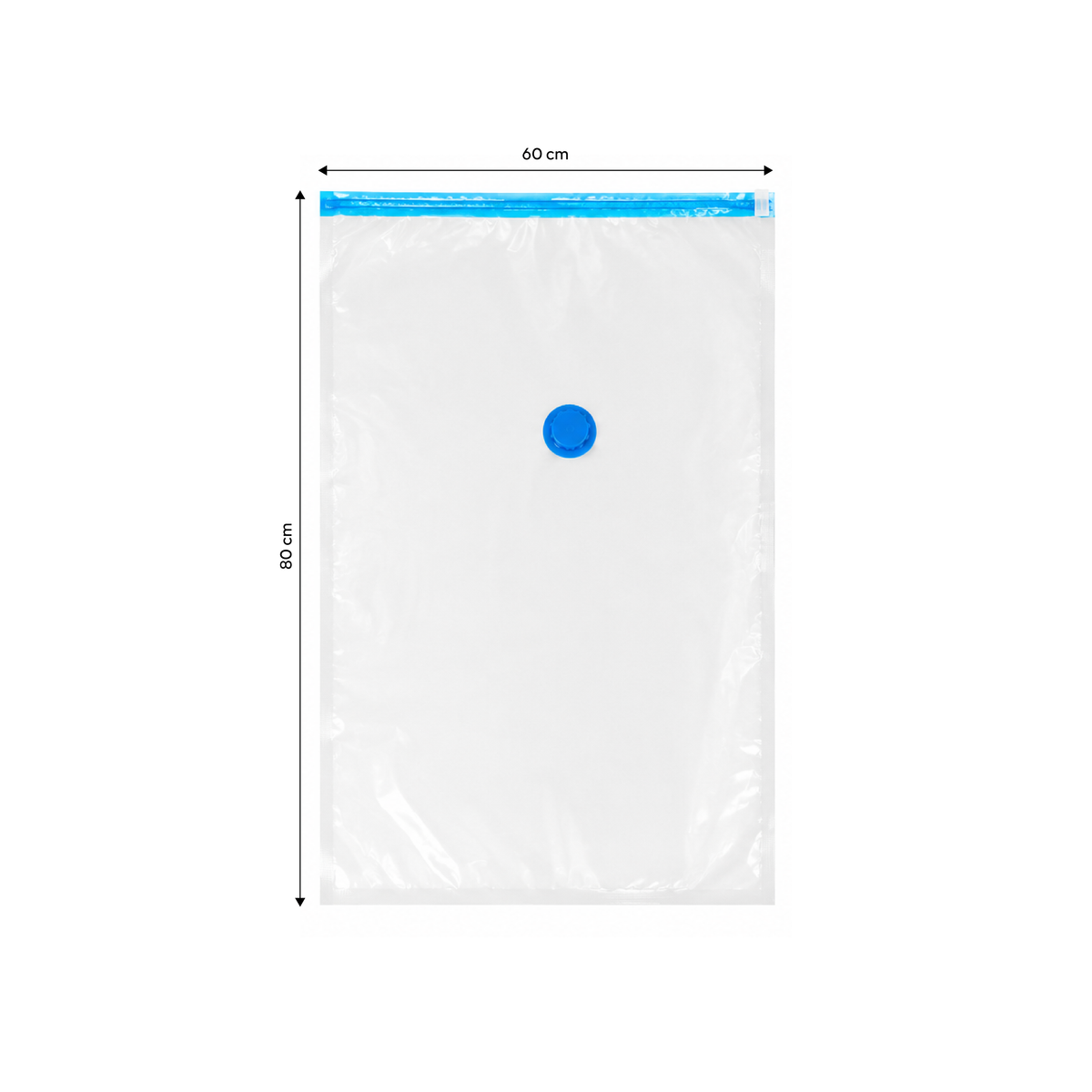 Vacuum Storage Bags with Pump - Space Saver Bags for Clothes & Blankets, Pack of 5 (2S+2M+1L)