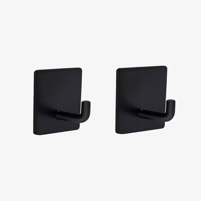 Metal Square J Hook Black, Heavy Duty & Premium Quality.