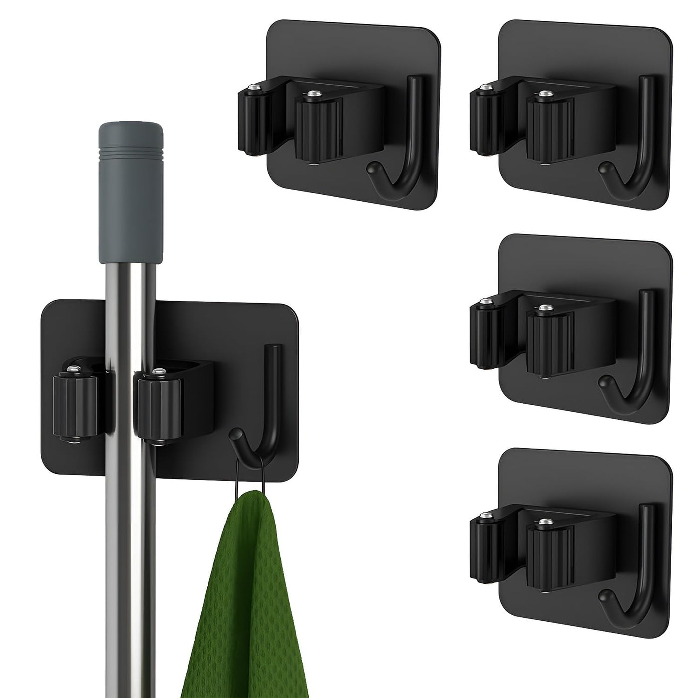 Broom Holder with Hook