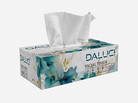 DALUCI 2 Ply Facial Tissue Box Car Tissue