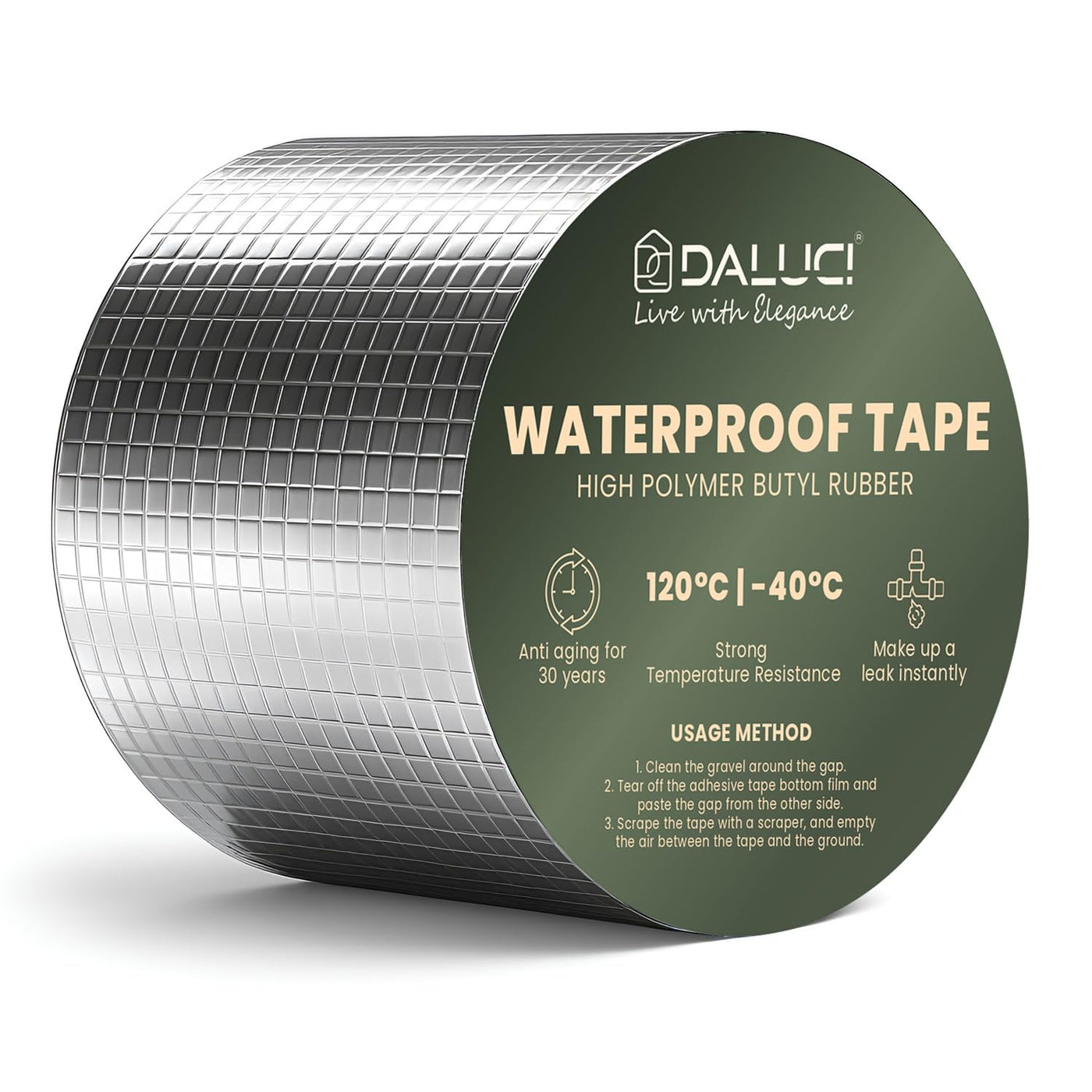 Waterproof Tape-10CM*5M,Heavy Duty & Premium Quality