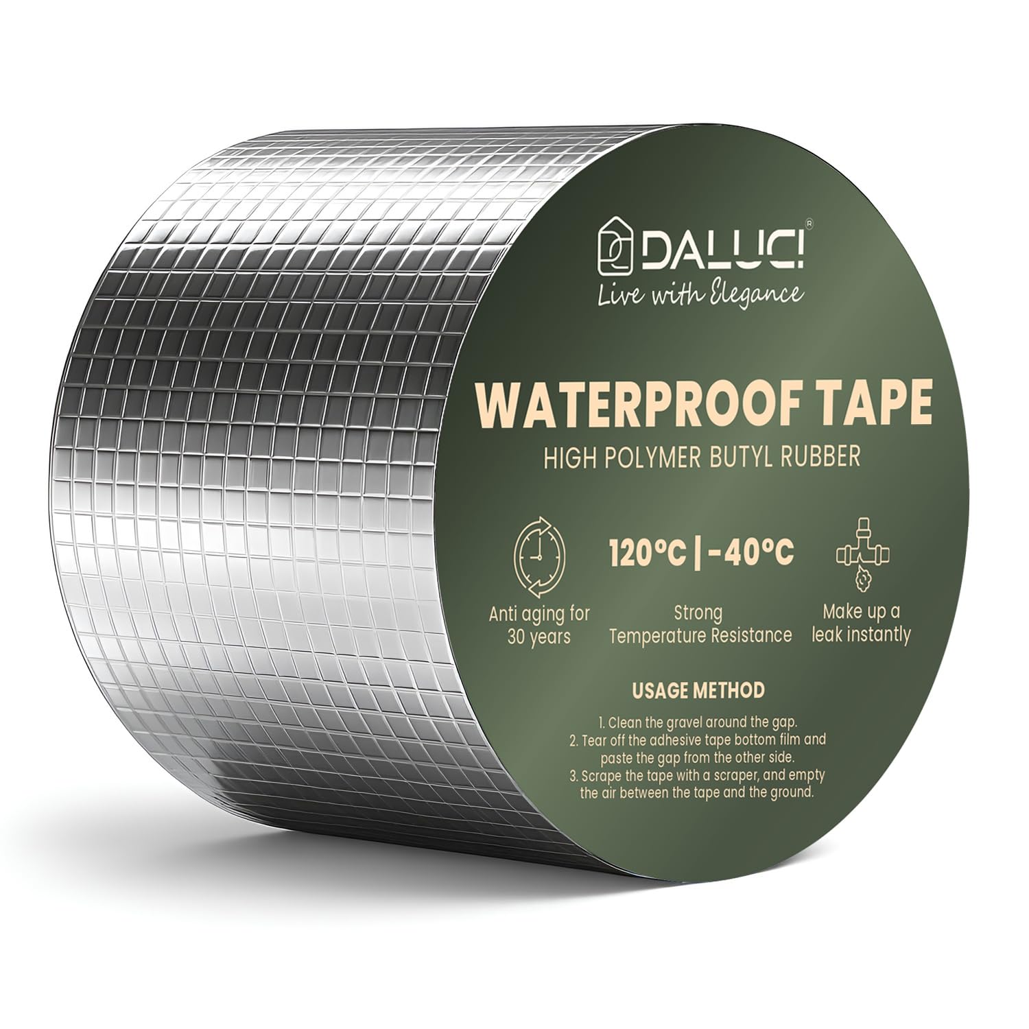 Waterproof Tape-10CM*5M,Heavy Duty & Premium Quality