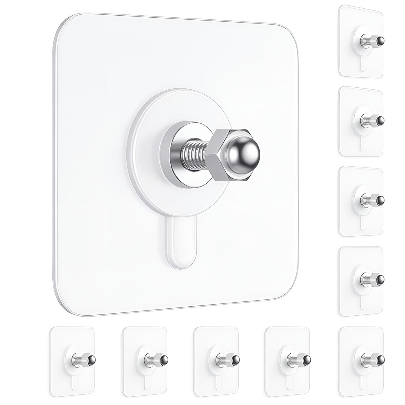 Adhesive Hooks for Hanging, Heavy Duty Wall Door Hooks.