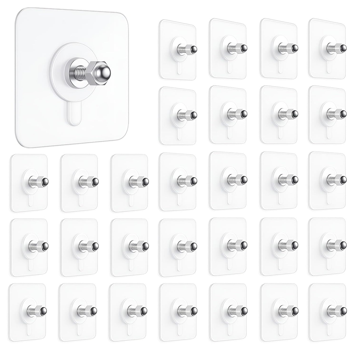 Adhesive Hooks for Hanging, Heavy Duty Wall Door Hooks.