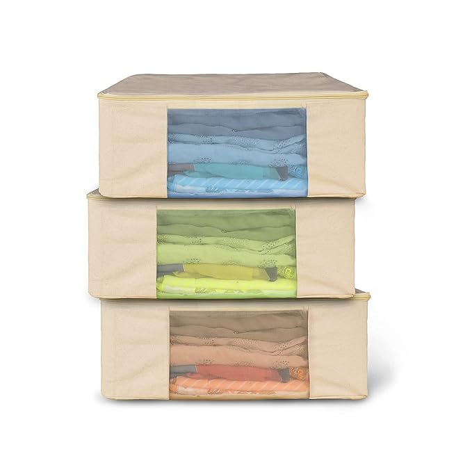 Daluci Cotton Canvas Clothes Storage Bags