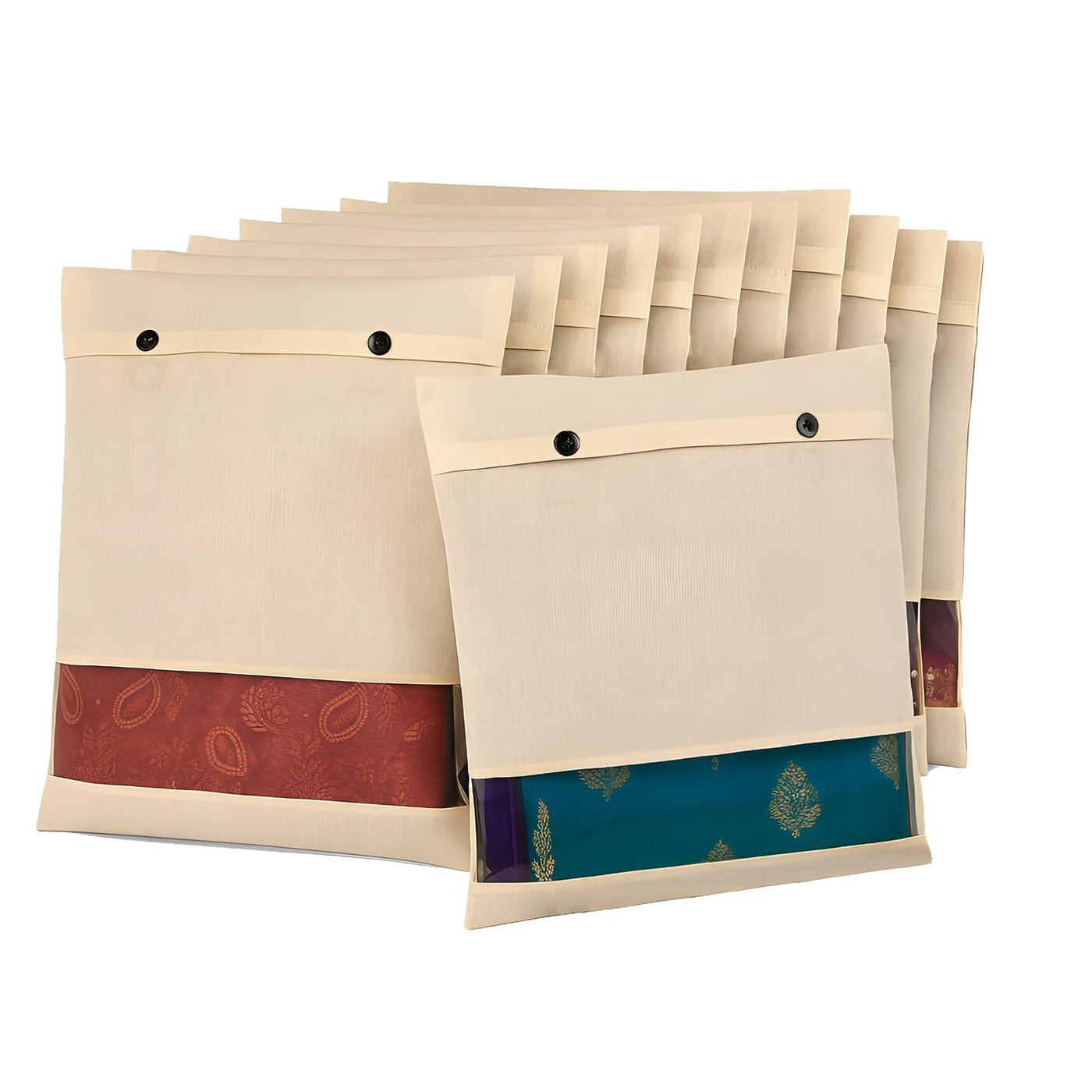 Cotton Saree Cover With Button