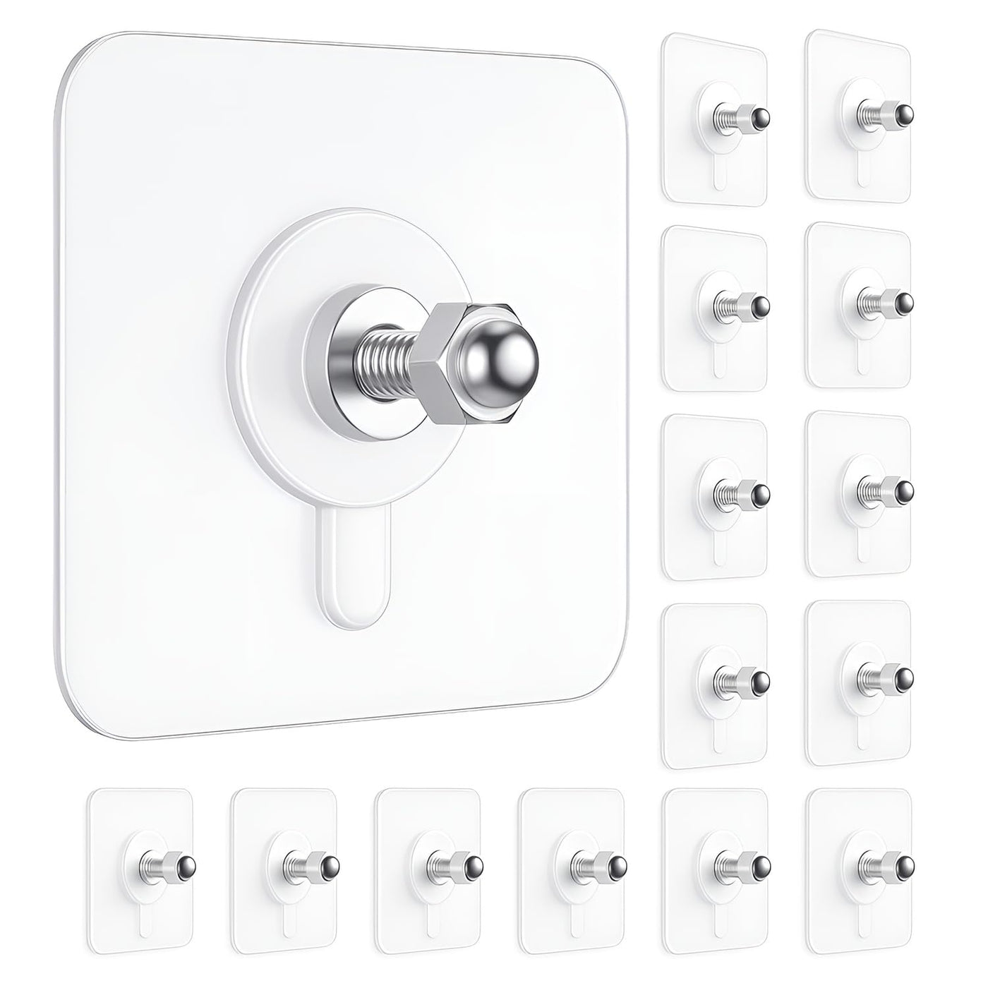 Adhesive Hooks for Hanging, Heavy Duty Wall Door Hooks.