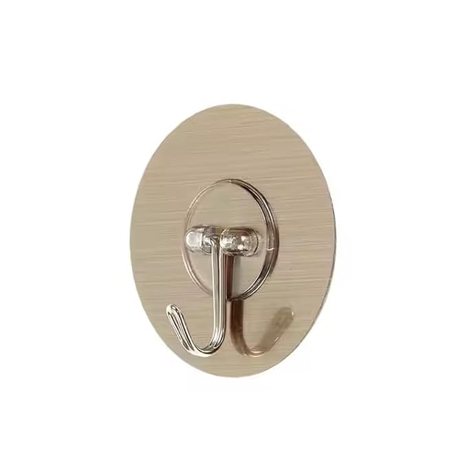 Daluci Golden Self Adhesive Wall Hooks (2 pcs)