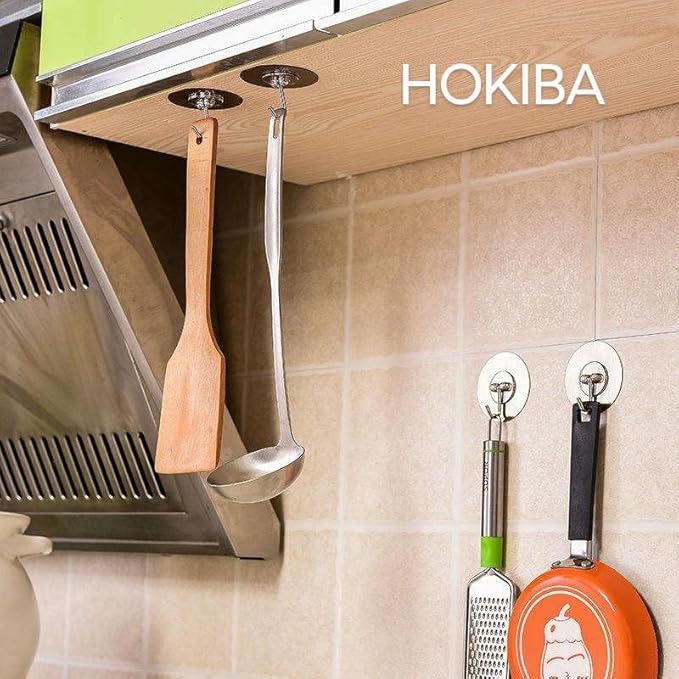 Daluci Golden Self Adhesive Wall Hooks (2 pcs)