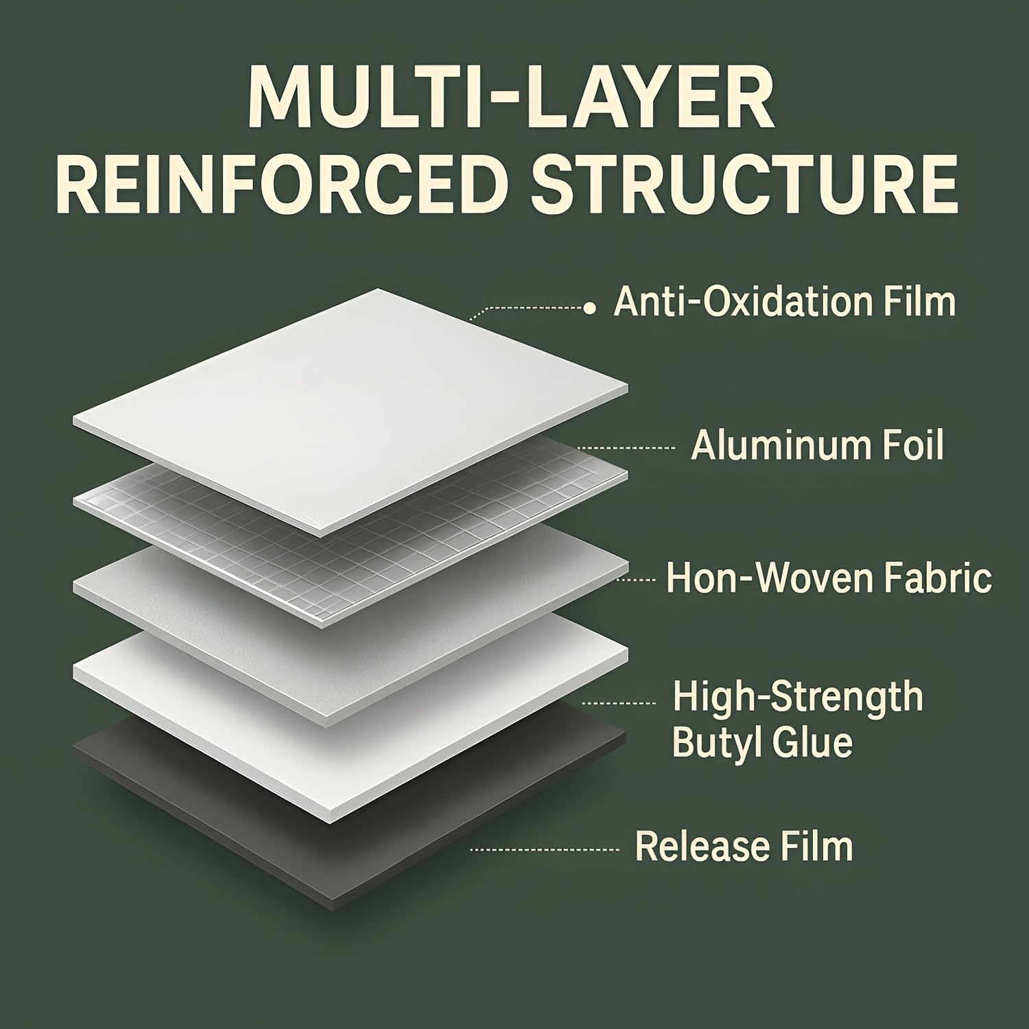 Waterproof Tape-10CM*5M,Heavy Duty & Premium Quality