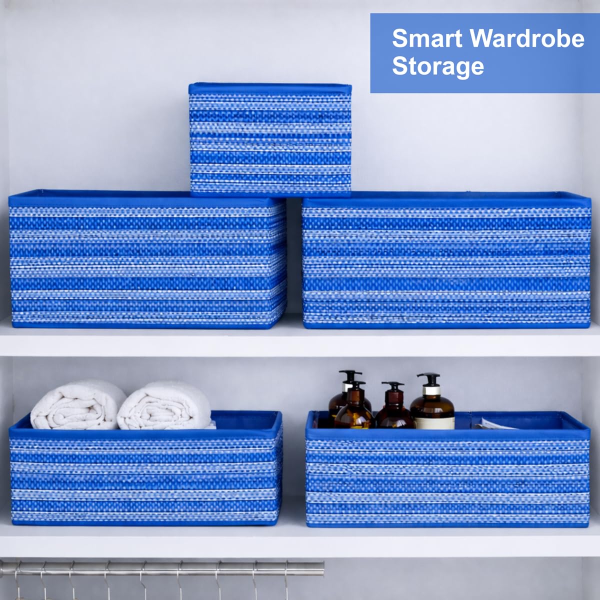 6 Pcs Foldable Closet Organizers