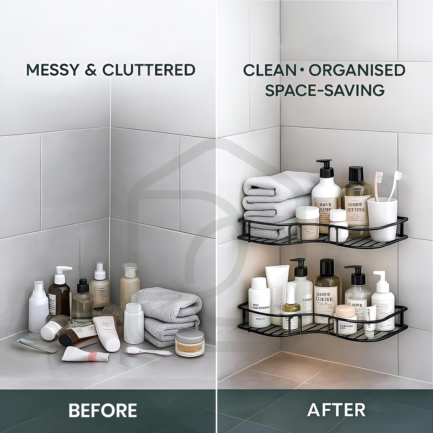Self-Adhesive Bathroom Organizer