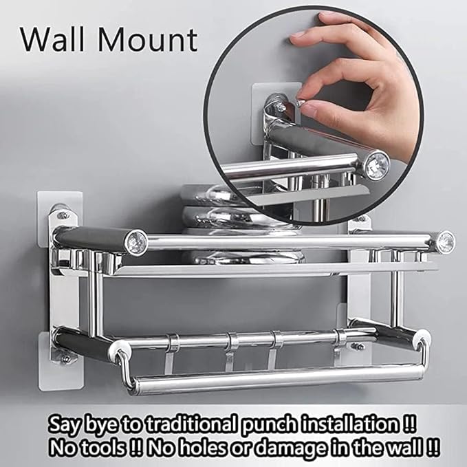 DALUCI Stainless Steel Adhesive Screw Hooks