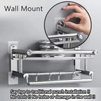 DALUCI Stainless Steel Adhesive Screw Hooks