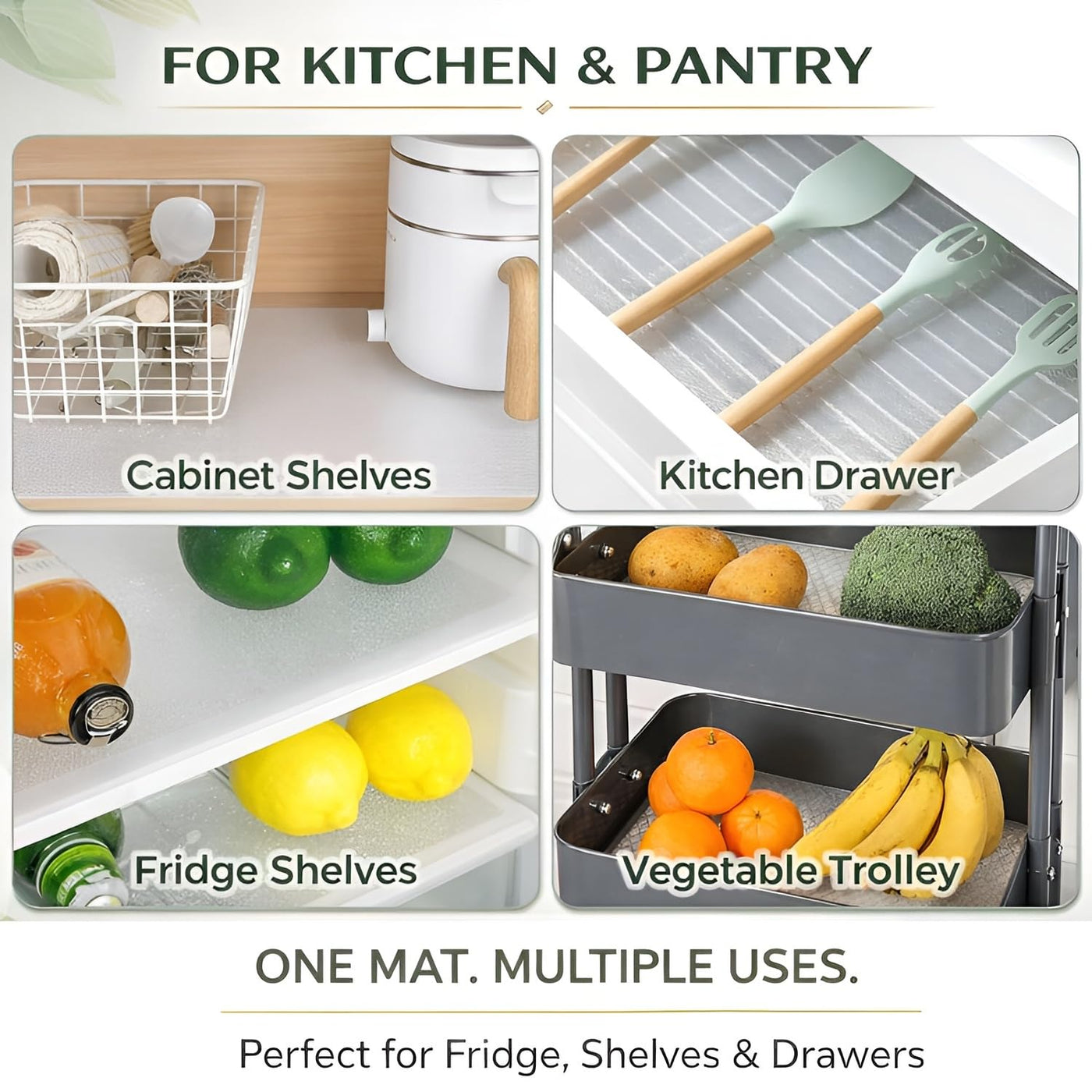 Anti Slip Fridge Mat & Shelf Liner Roll