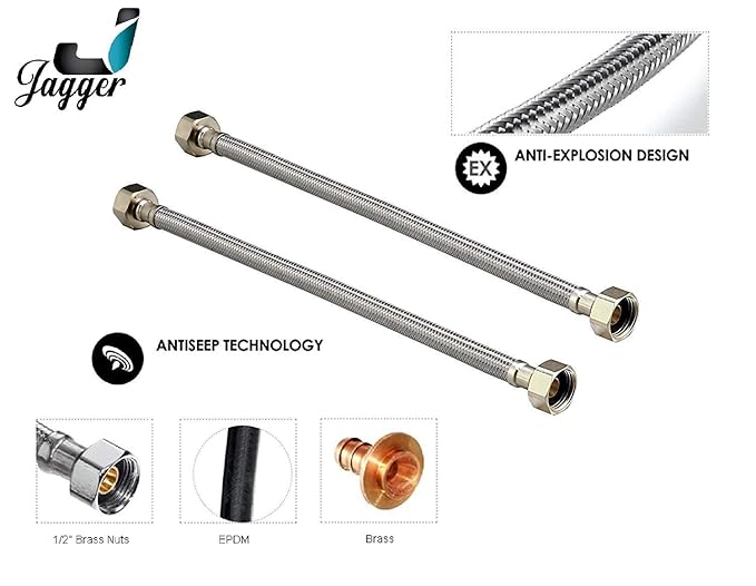 Daluci Heavy Stainless Steel Connection Pipe