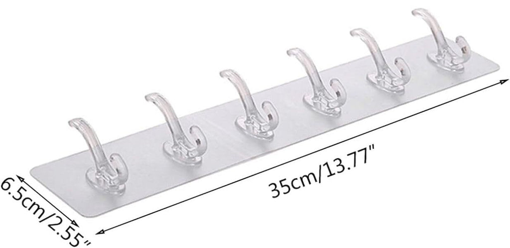 6-in-1 Adhesive Hook Strip