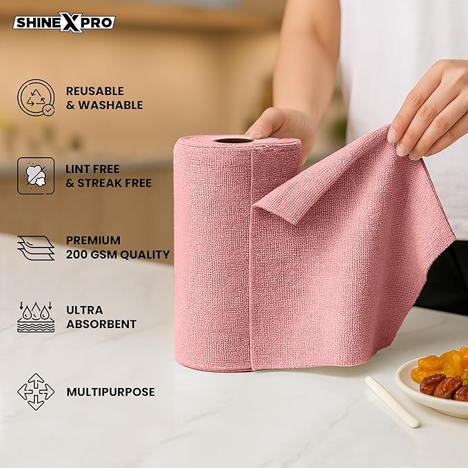 DALUCI Microfiber Kitchen Towel Roll