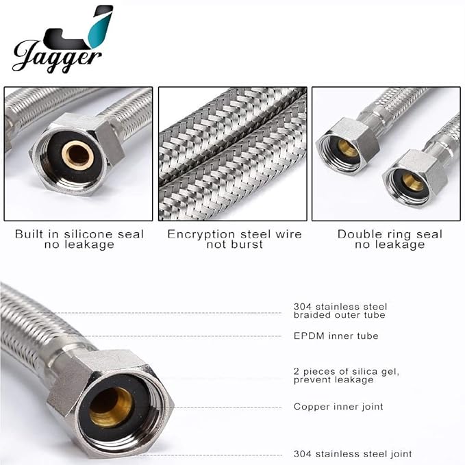 Daluci Heavy Stainless Steel Connection Pipe