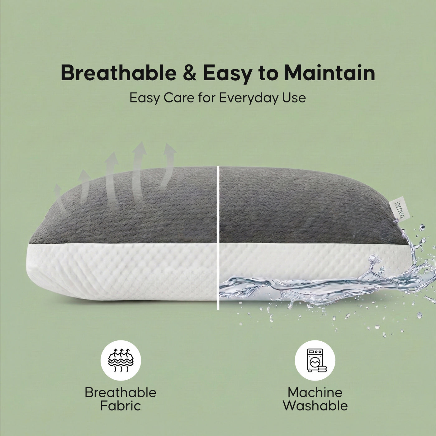 Hollow Fiber Pillow (27 x 16),Heavy Duty & Premium Quality