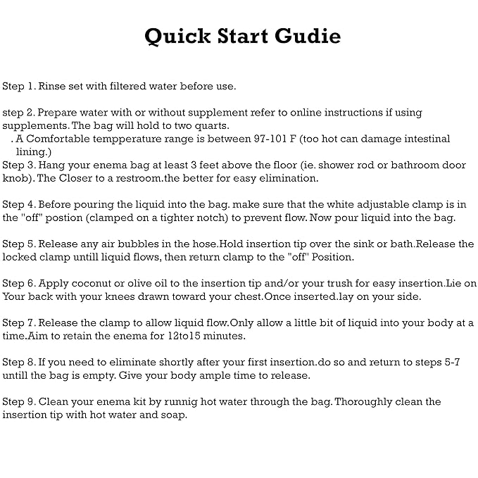 घरेलू उपयोग के लिए DALUCI PVC एनीमा किट