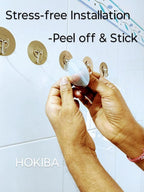 Daluci Golden Self Adhesive Wall Hooks (2 pcs)