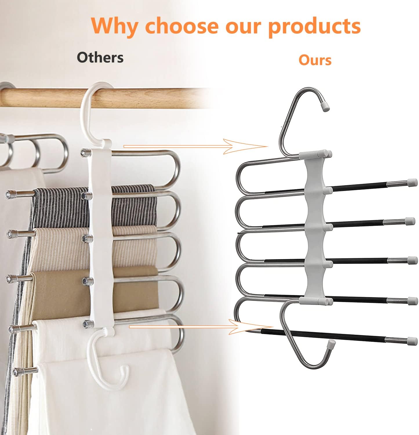 Daluci Space-Saving Pants Hangers