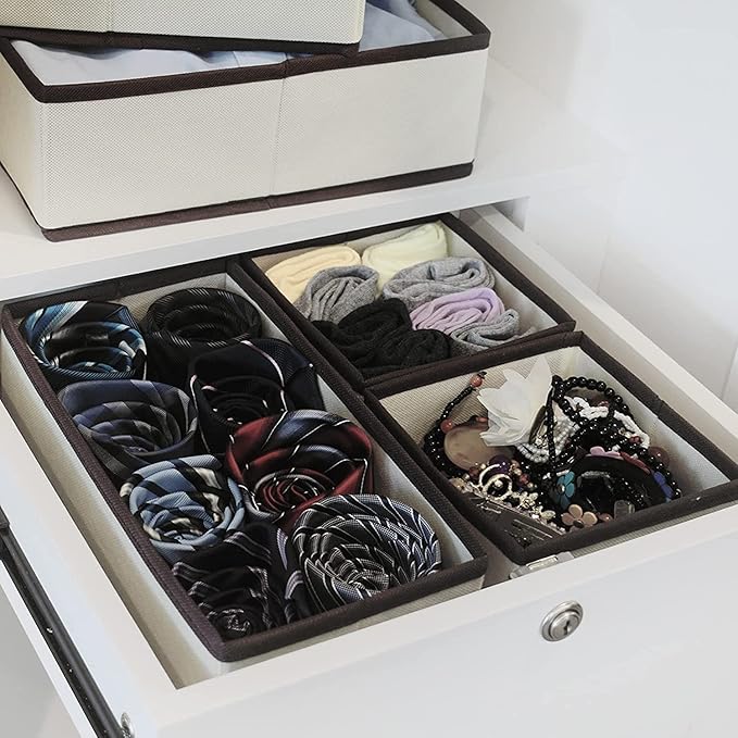 Foldable Closet Organizer Boxes - Wardrobe Storage