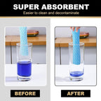 DALUCI पुन: प्रयोज्य रसोई तौलिया रोल वाइप्स 