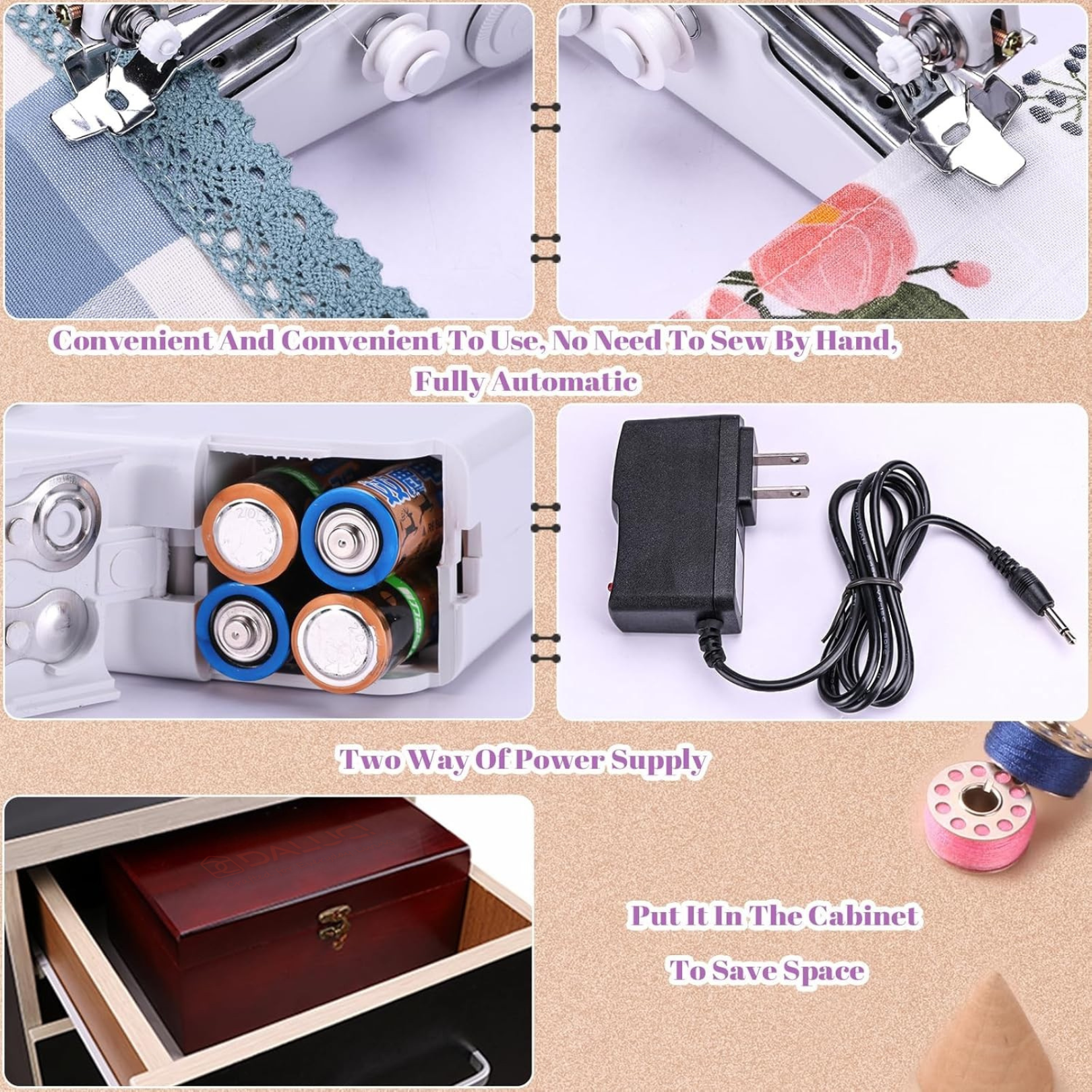 हाथ से चलने वाली सिलाई मशीन