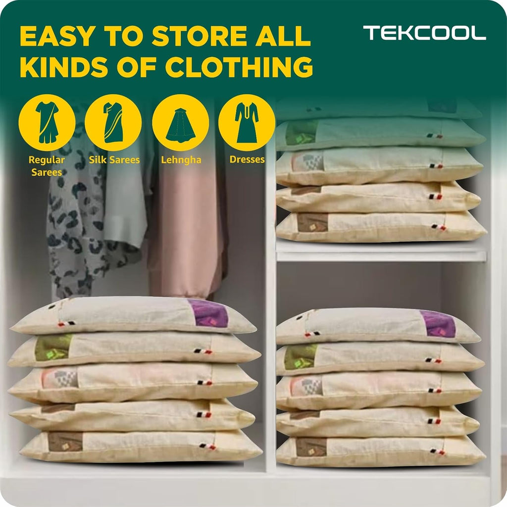 DALUCI Cotton Saree Cover