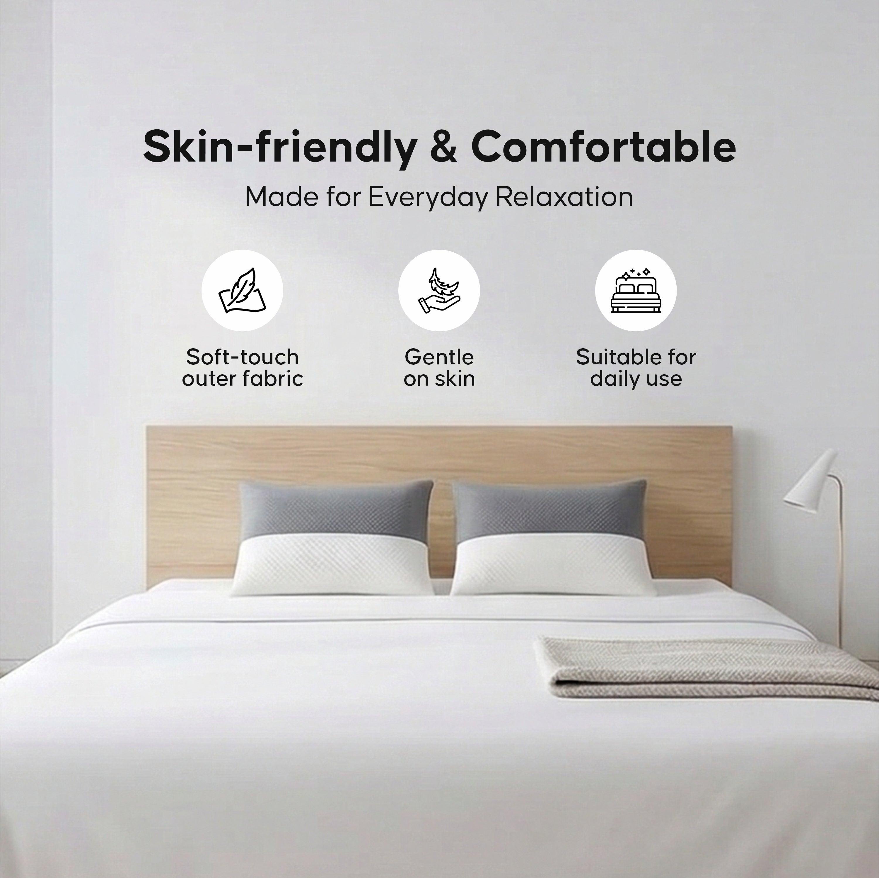 Hollow Fiber Pillow (27 x 16),Heavy Duty & Premium Quality