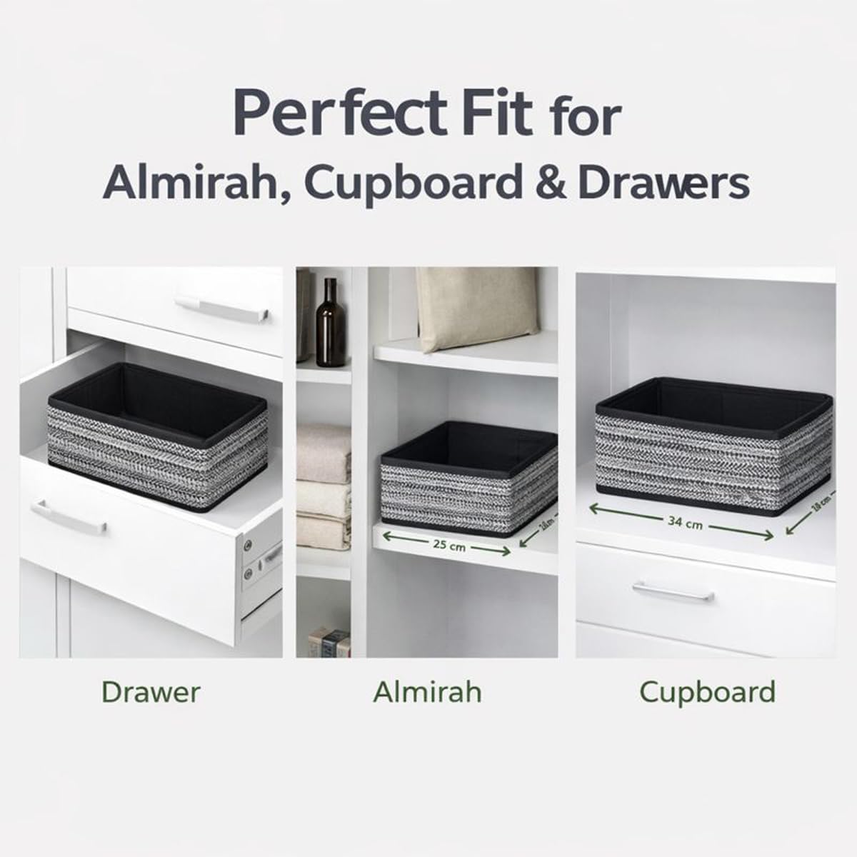 6 Pcs Foldable Closet Organizers