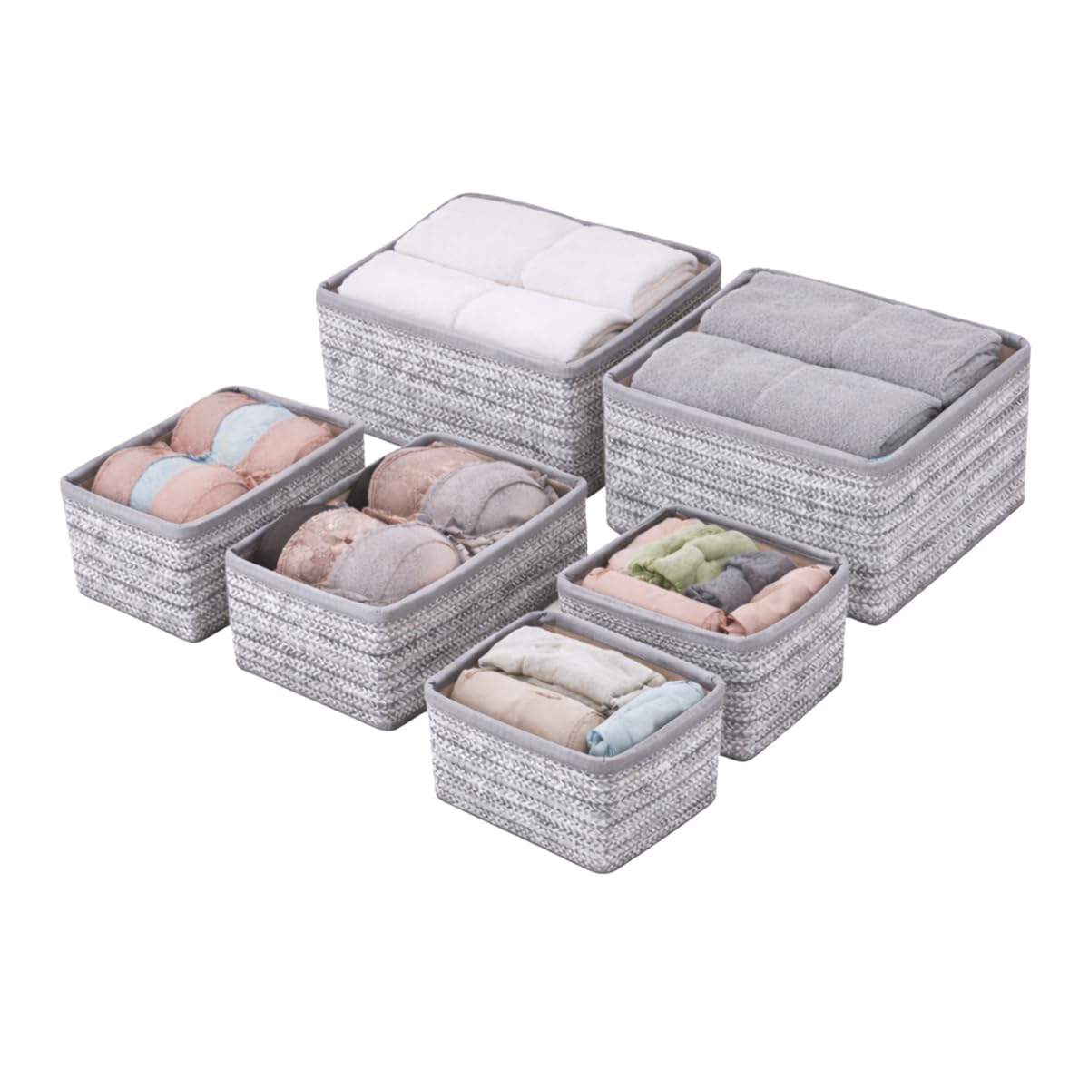 6 Pcs Foldable Closet Organizers