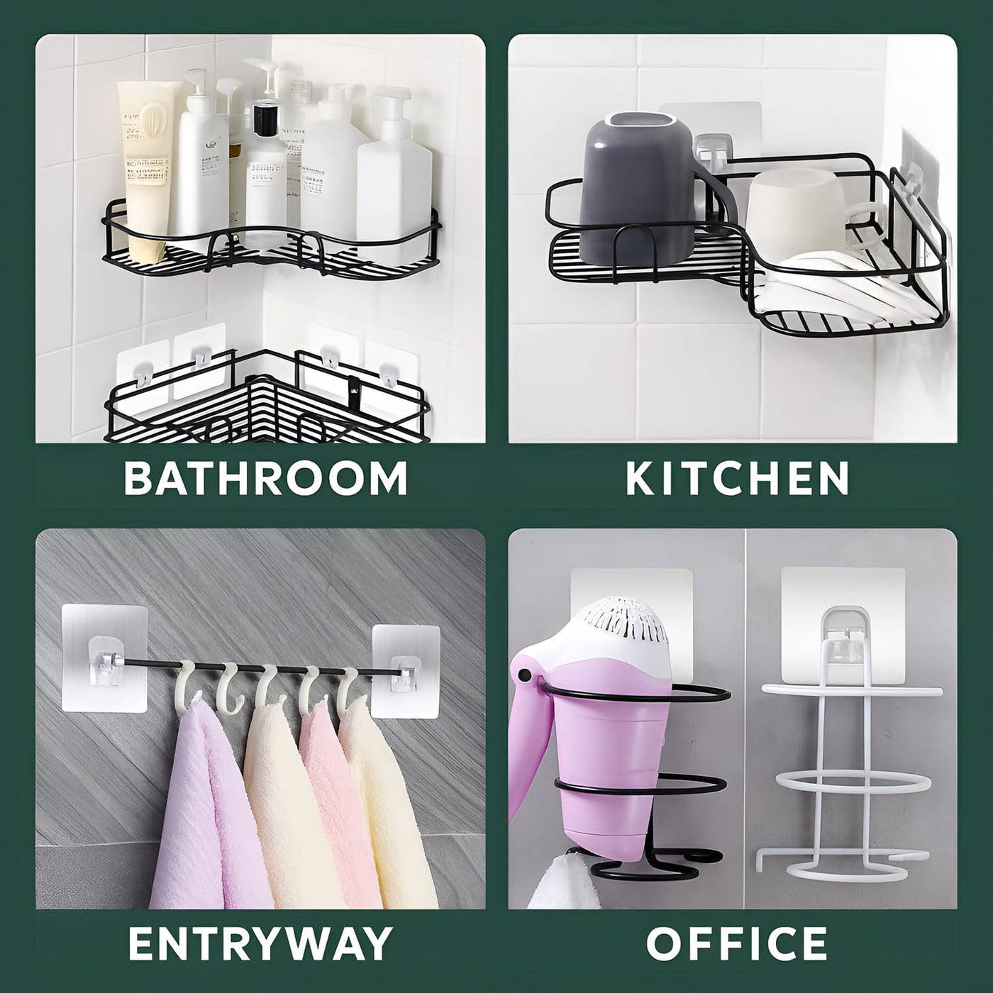 V Wall Hooks, Heavy Duty & Premium Quality