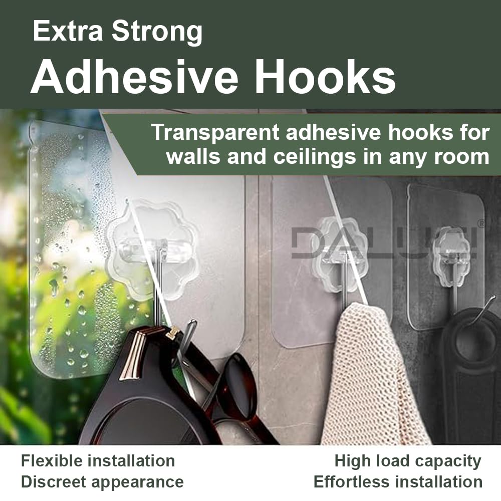 Flower Hooks -Self Adhesive Wall Hooks